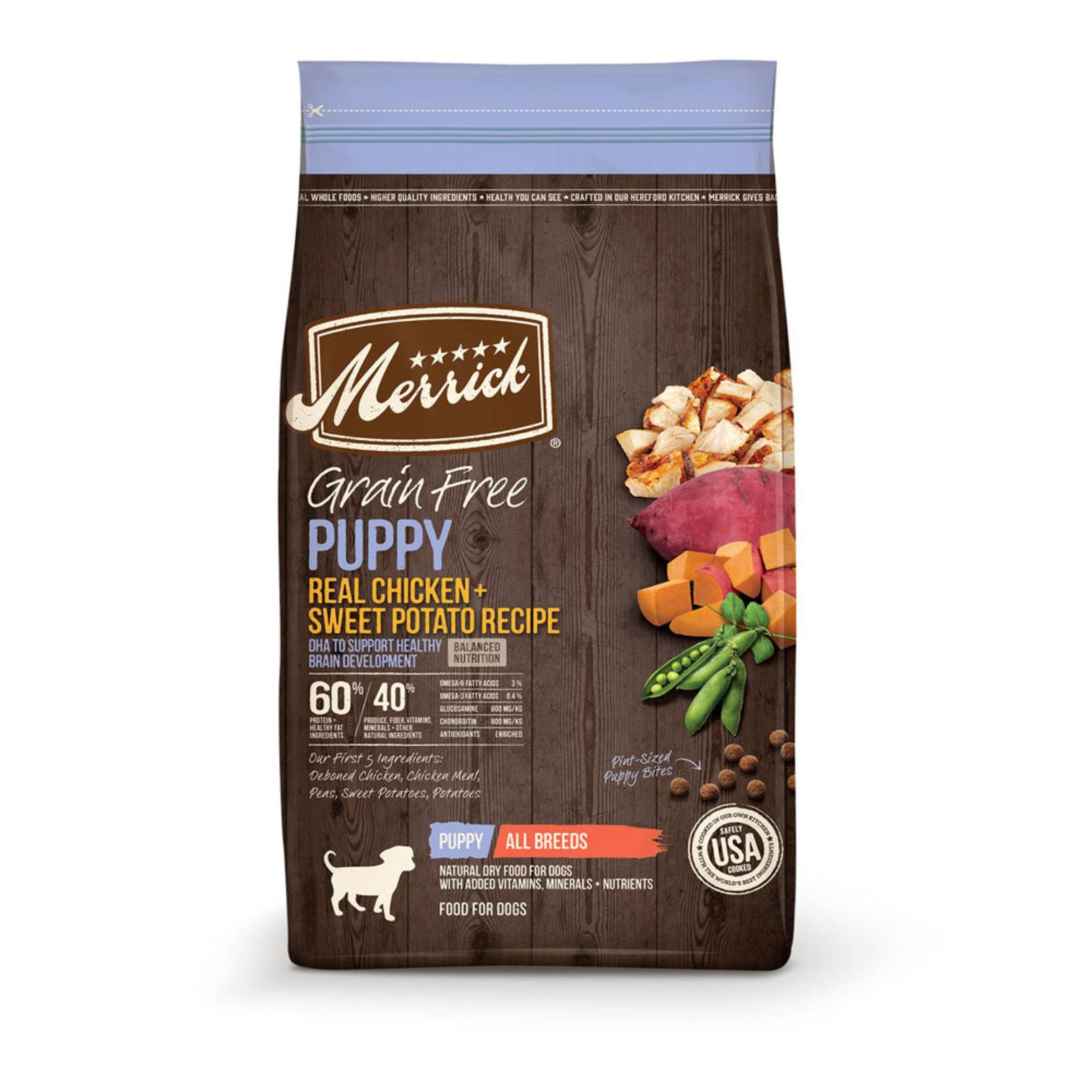 Merrick - Grain-Free Real Chicken & Sweet Potato Recipe (Puppy Dry Dog Food) 4lb