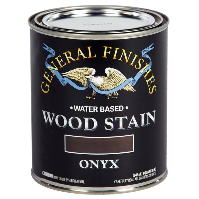 General Finishes Water-Based Wood Stain Onyx / Quart