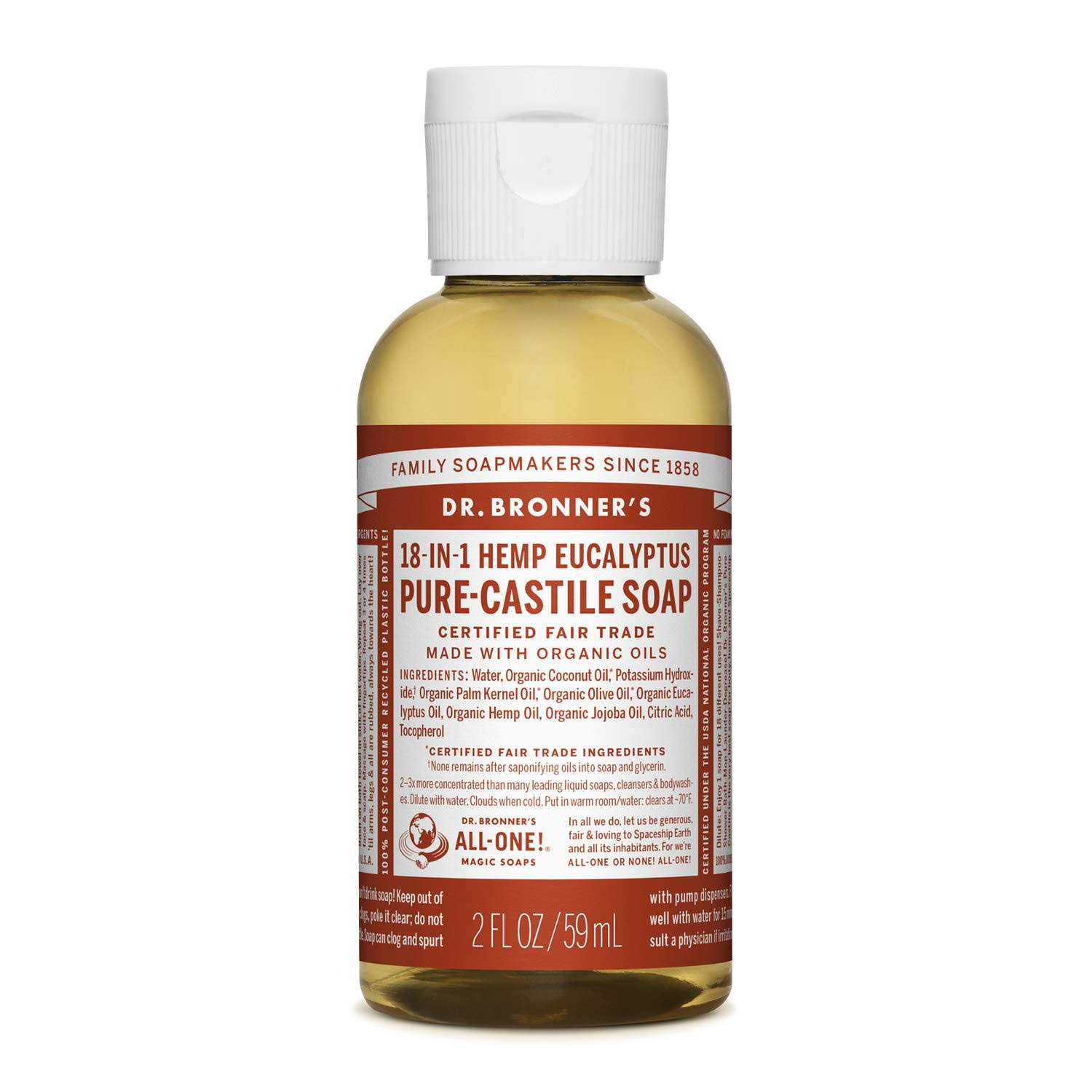 Dr. Bronner's Pure Castile Liquid Soap - Eucalyptus