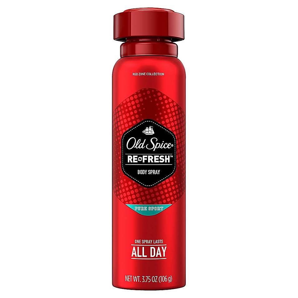 Old Spice Red Zone Collection Refresh Pure Sport Body Spray - 3.75 oz