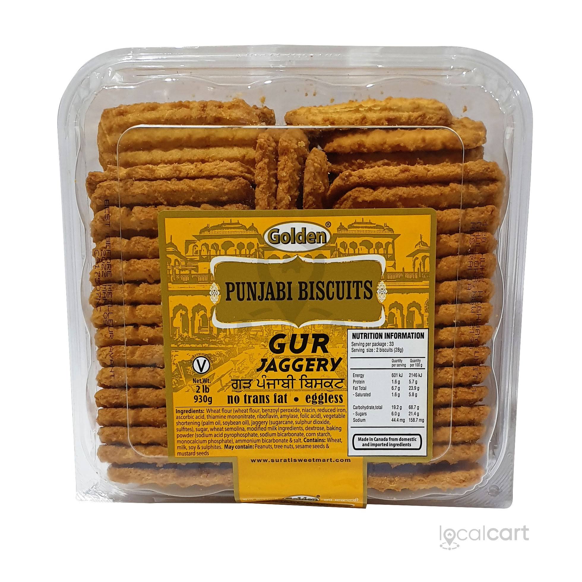 Golden Punjabi Biscuits (Gur) 930g