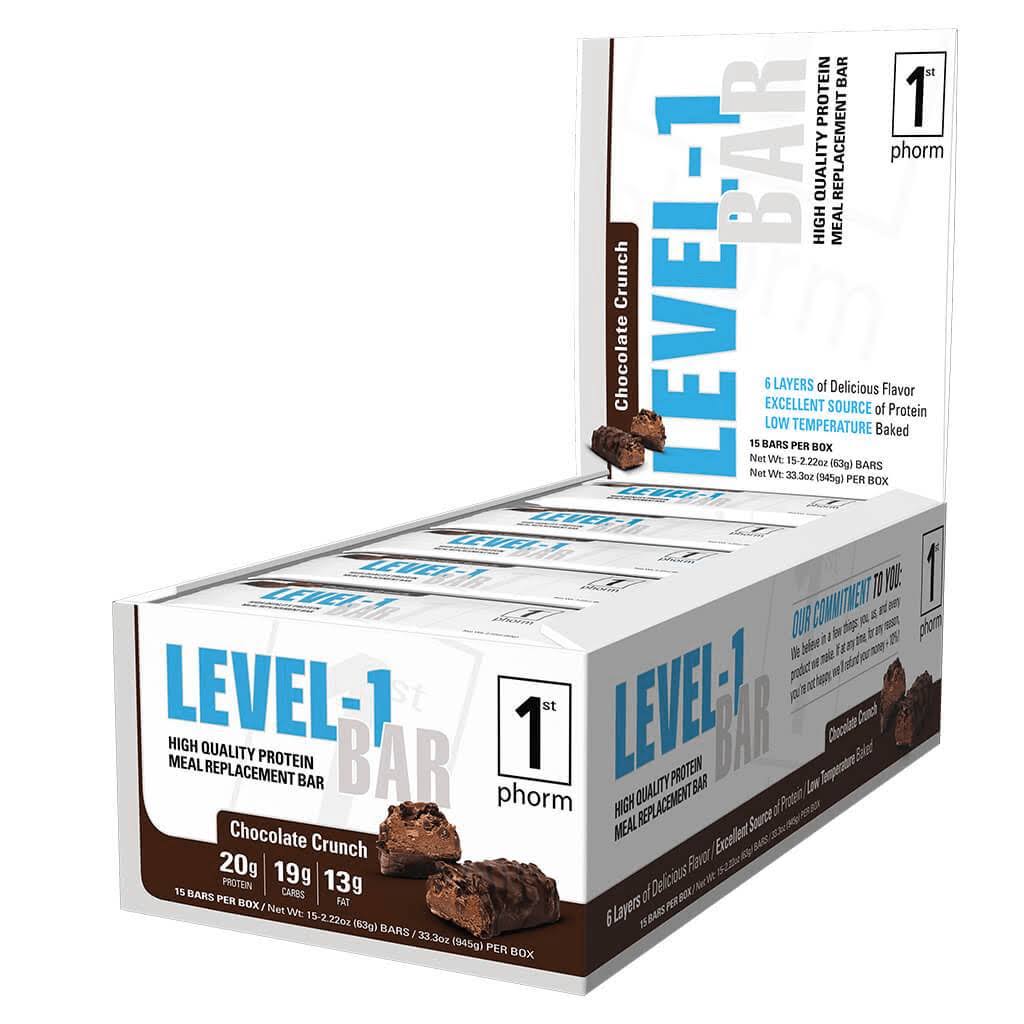 Level-1 Bar Nutritional Supplement | Chocolate Crunch by 1st Phorm