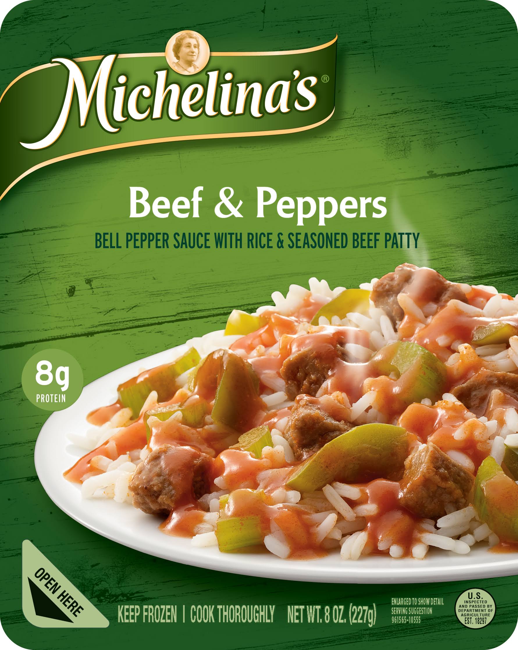 Michelina's Beef & Peppers Meal - 8 oz