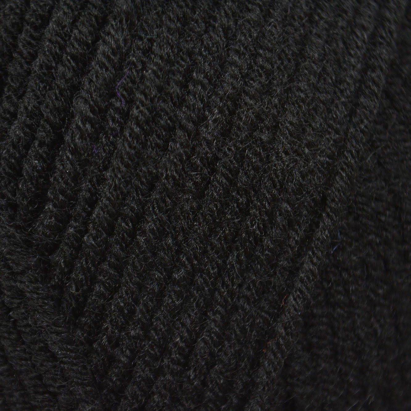 Hayfield Soft Twist Acrylic-Wool DK Yarn, 100g Black (0263)