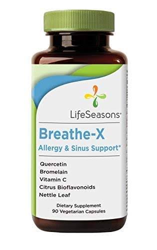 Life Seasons Breathe X Sinus Support Dietary Supplement - 90 Vegicaps