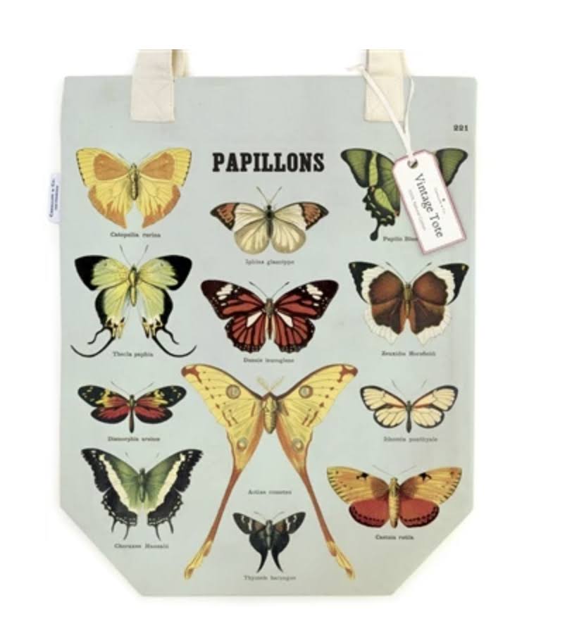 Cavallini and Co - Butterfly Tote | Click & Collect Available | in Stock
