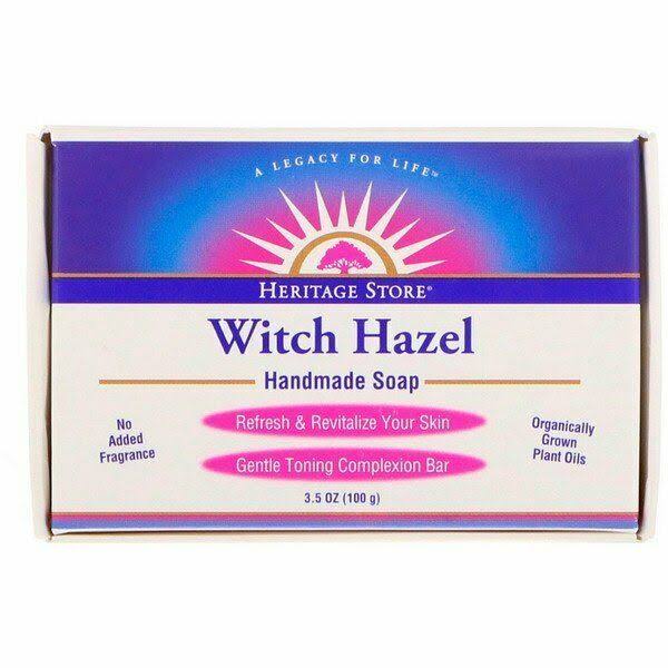 Heritage Store, Witch Hazel Handmade Soap, 3.5 oz (100 g)