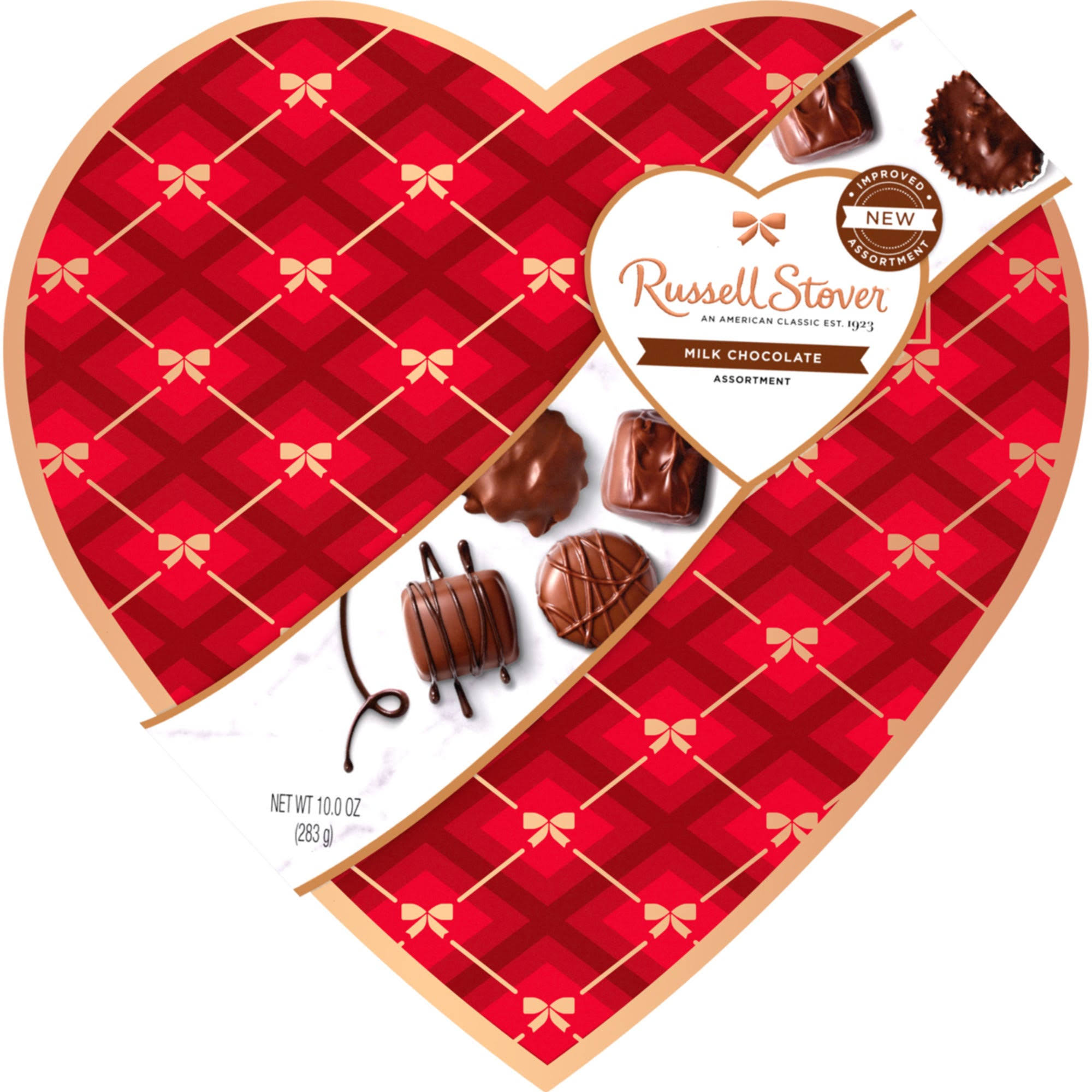 Russell Stover Milk Chocolate Heart Assortment - 10 oz