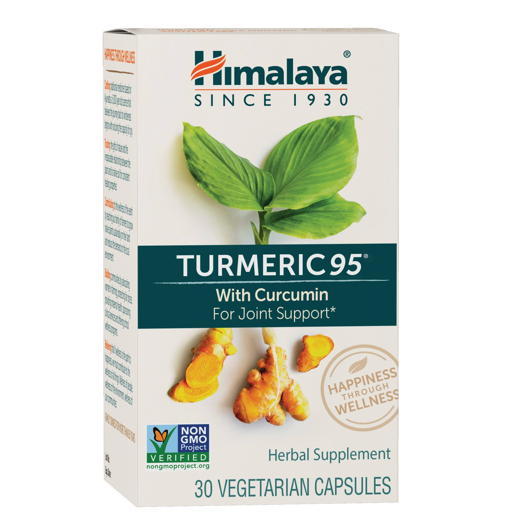Himalaya, Turmeric 95 with Curcumin, 30 Vegetarian Capsules