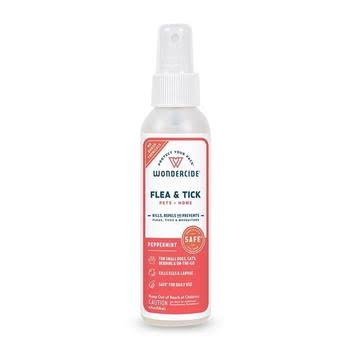 Wondercide Flea, Tick & Mosquito Spray for Pets + Home - Peppermint Scent - 4 fl oz