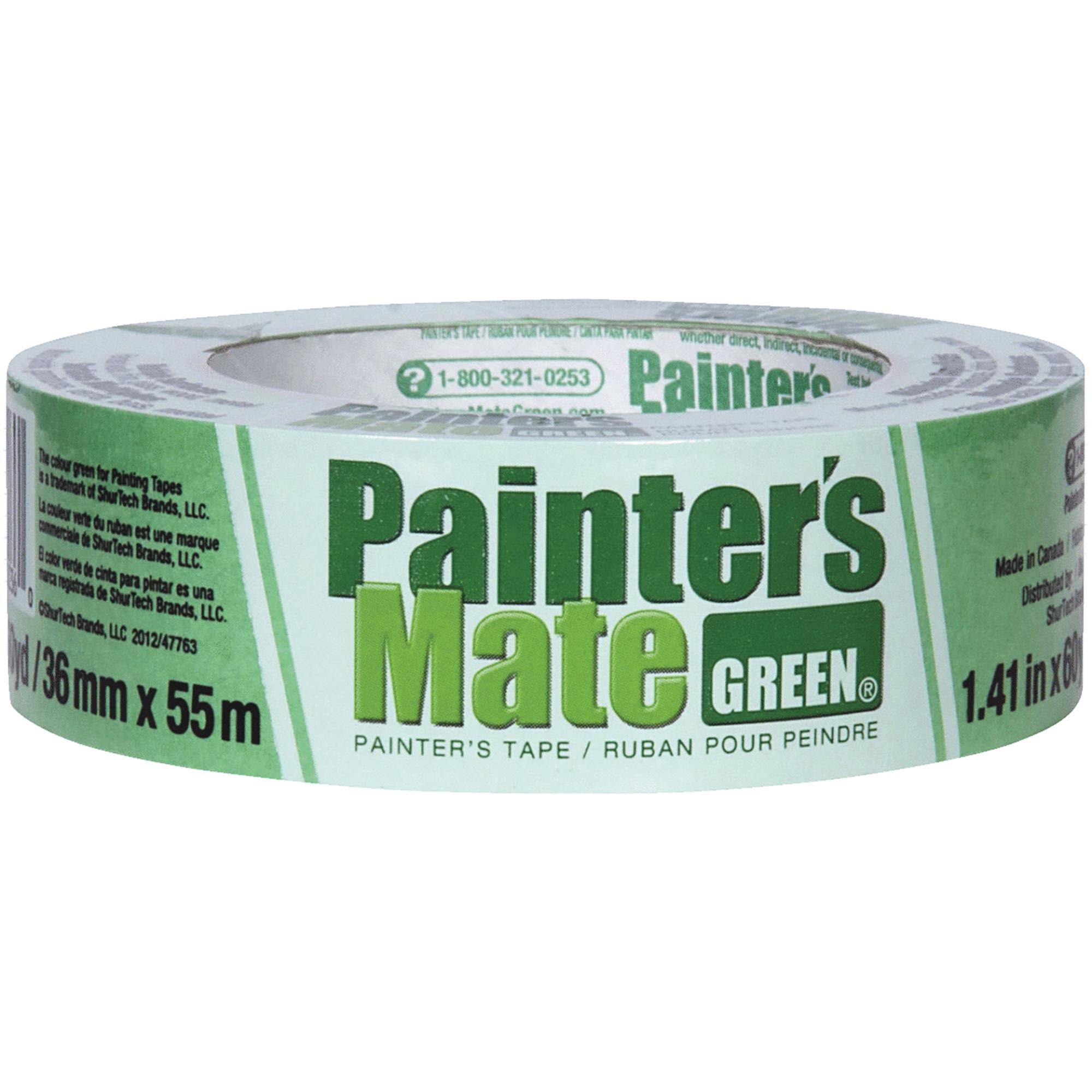 Painter's Mate Green Masking Tape - 1.41" x 60yds