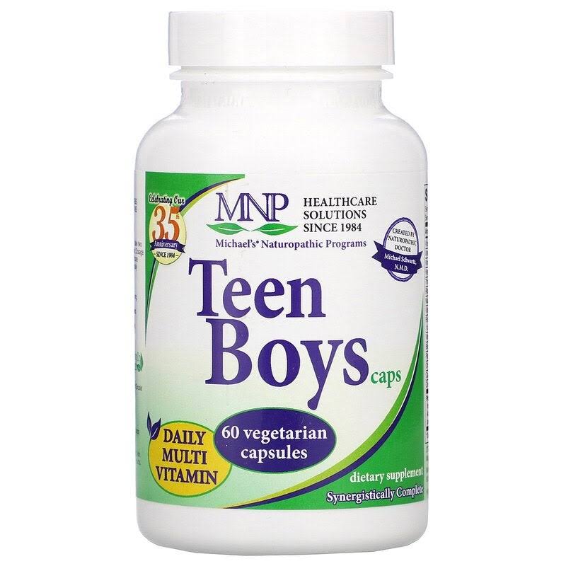 Michael's Naturopathic Programmes Daily Multi Vitamin Supplement for Teen Boys - 60 Capsules