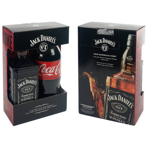 Jack Daniel's with Coke Gift Set - 750ml