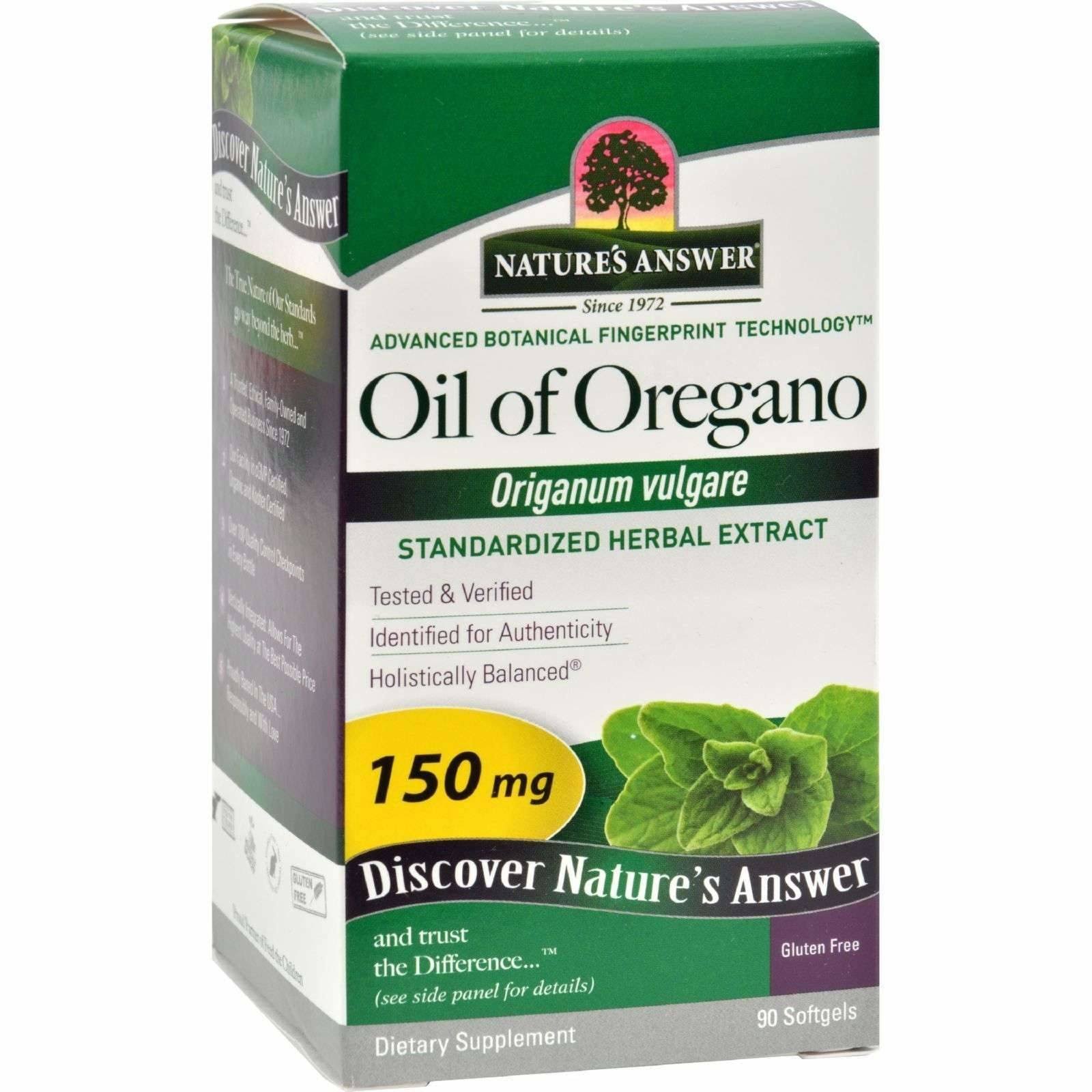 Nature's Answer Oil of Oregano Softgels