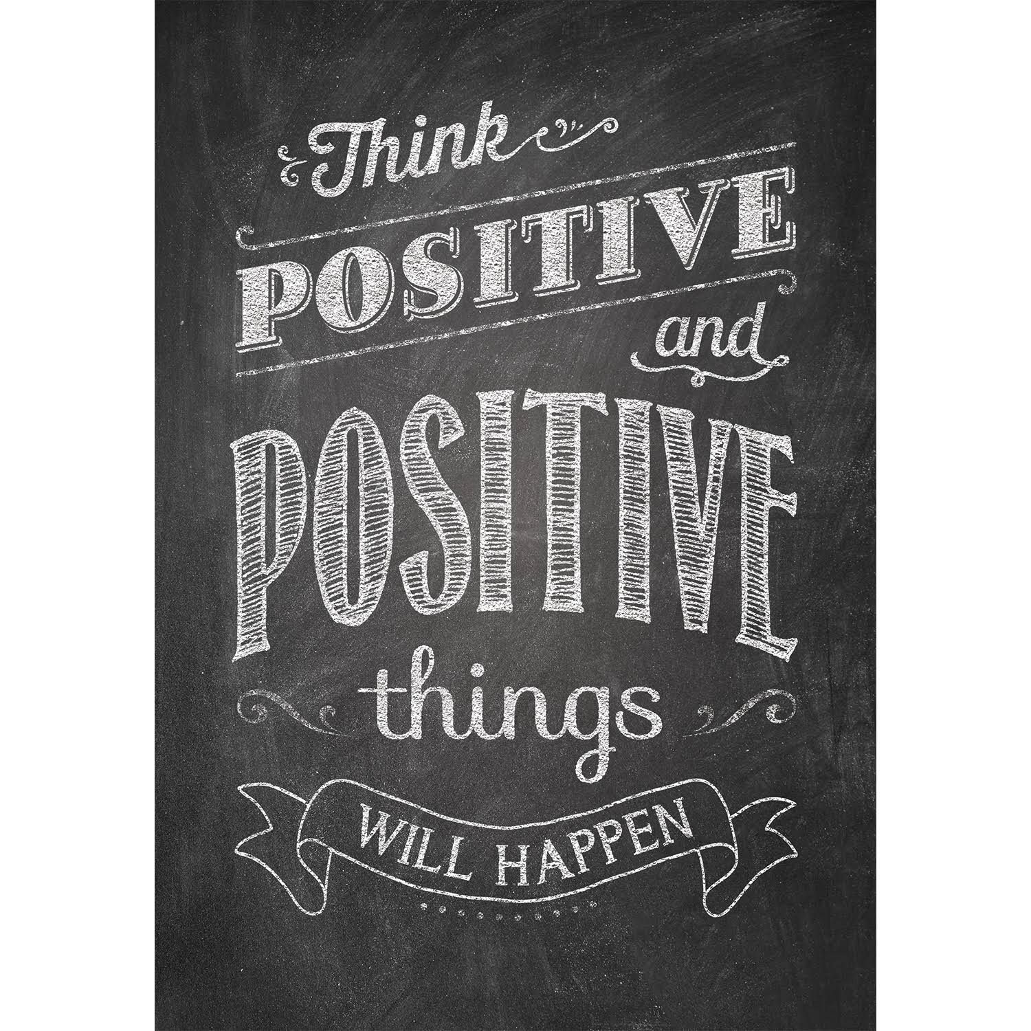 Creative Teaching Press Think Positive and Positive Poster