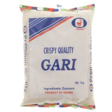 Praise Premium Crispy Quality Gari Flour - 1 Kilogram - America's Food Basket - Lawrence - Delivered by Mercato