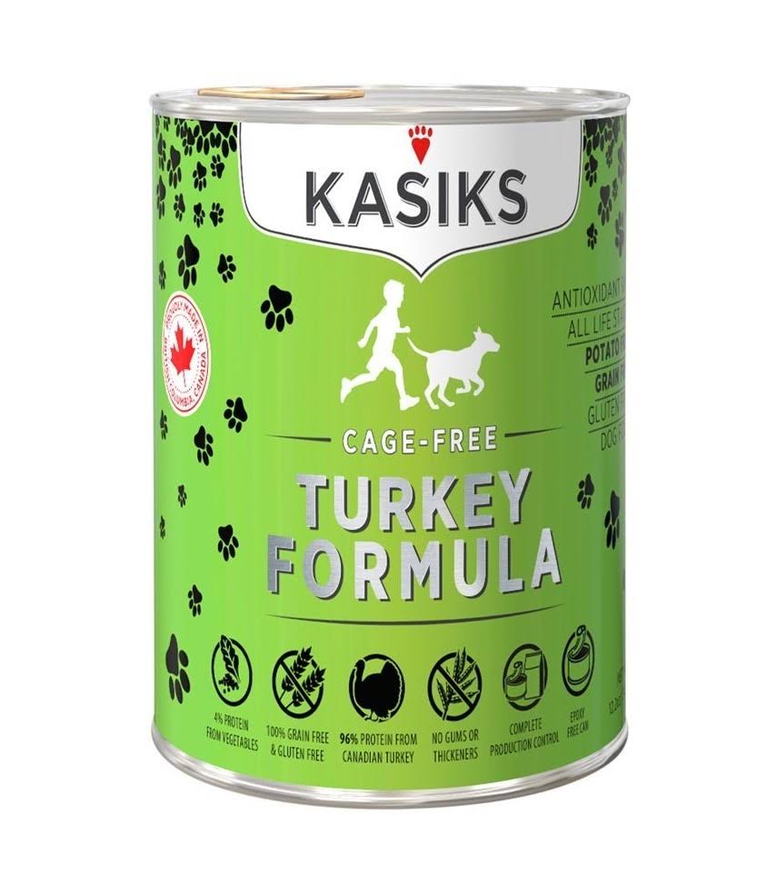 Kasiks Cage-Free Turkey Canned Dog Food / 12.2 oz