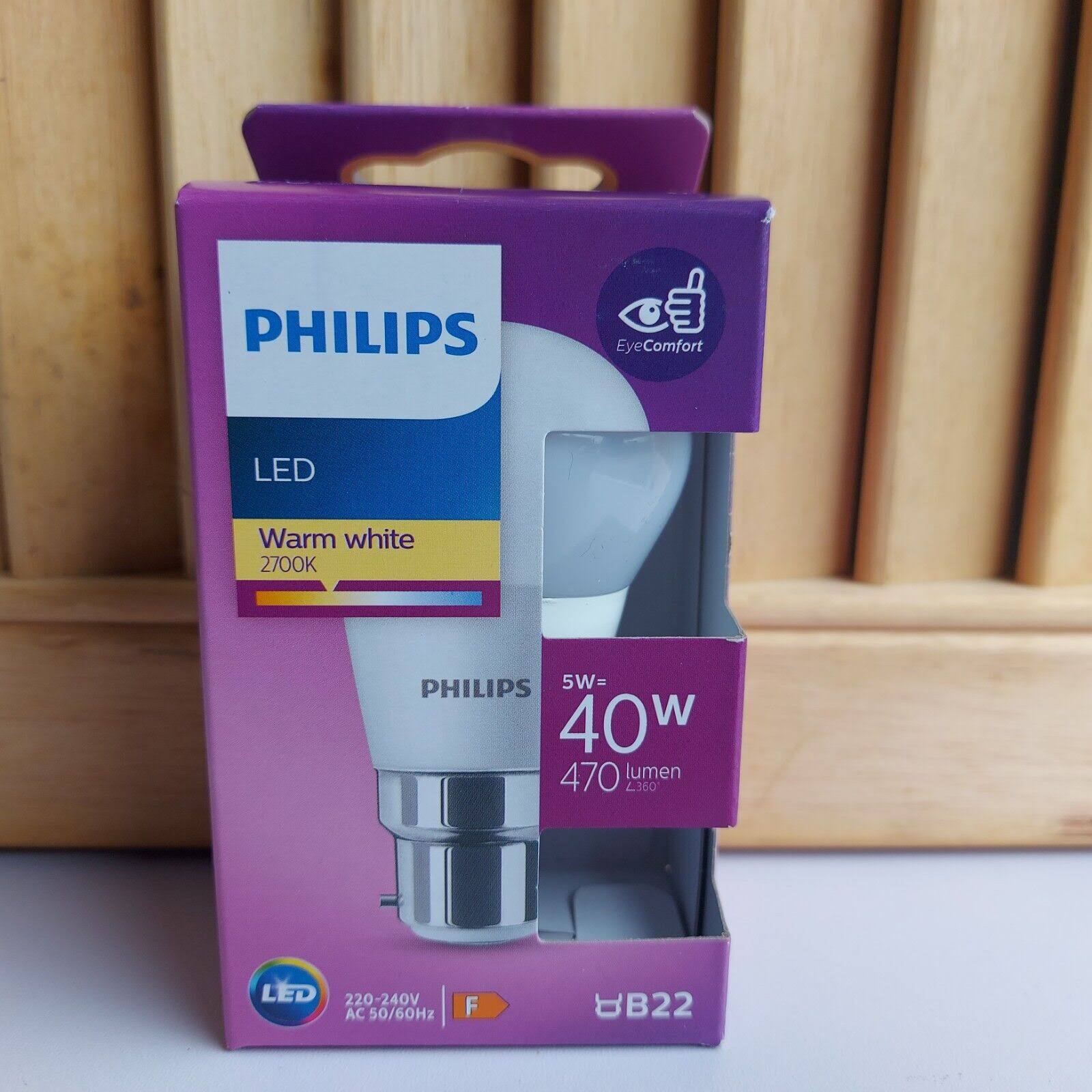 3 x Philips B22 13w=100w 1521lm Classic LED Light Bulb Warm White