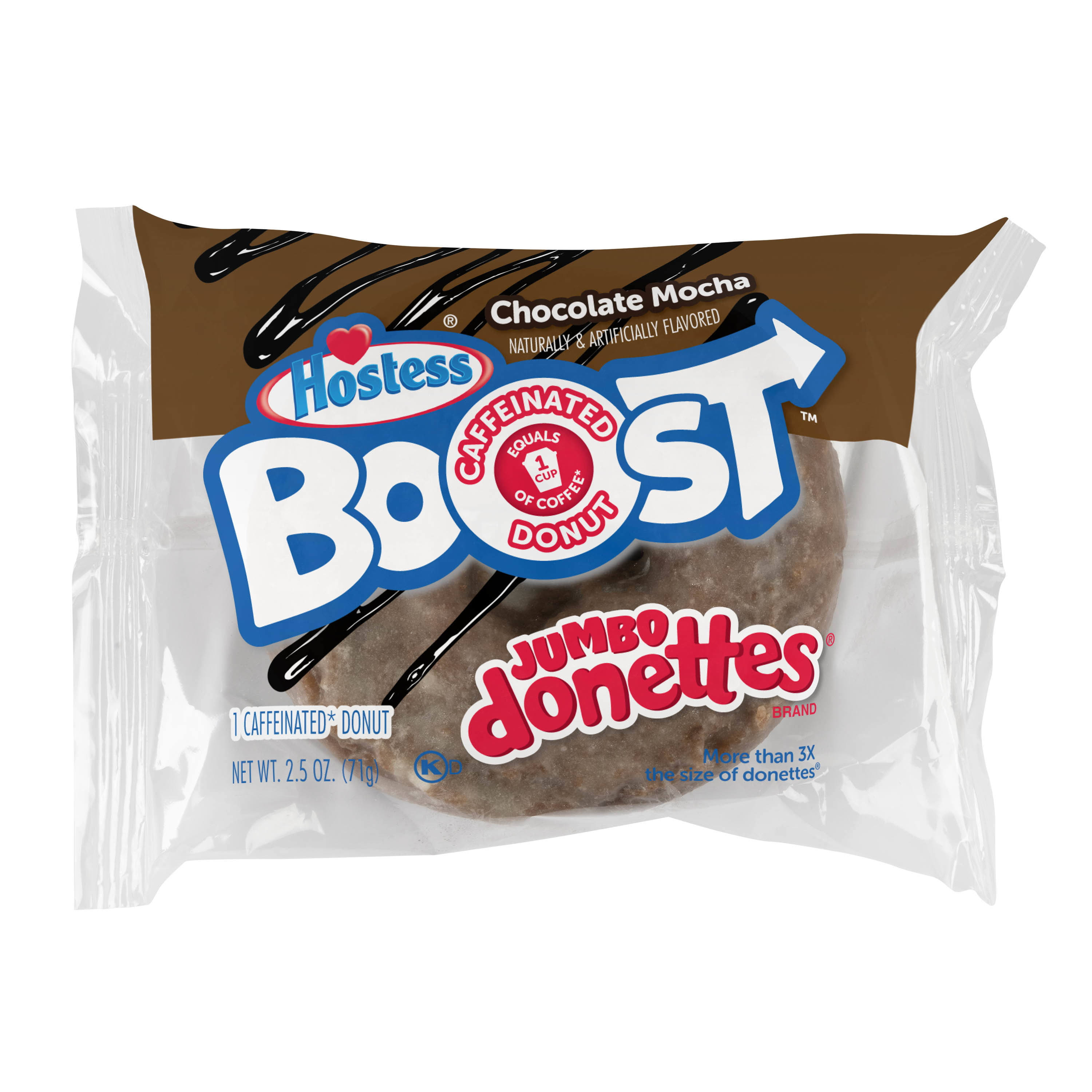 Hostess Boost Jumbo Caffeinated Donut