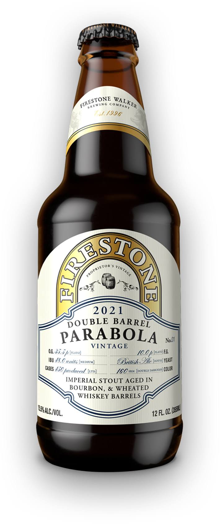 Firestone - Double Barrel Parabola No.01 Barrel Aged Imperial Stout 15.5% ABV 355ml Bottle