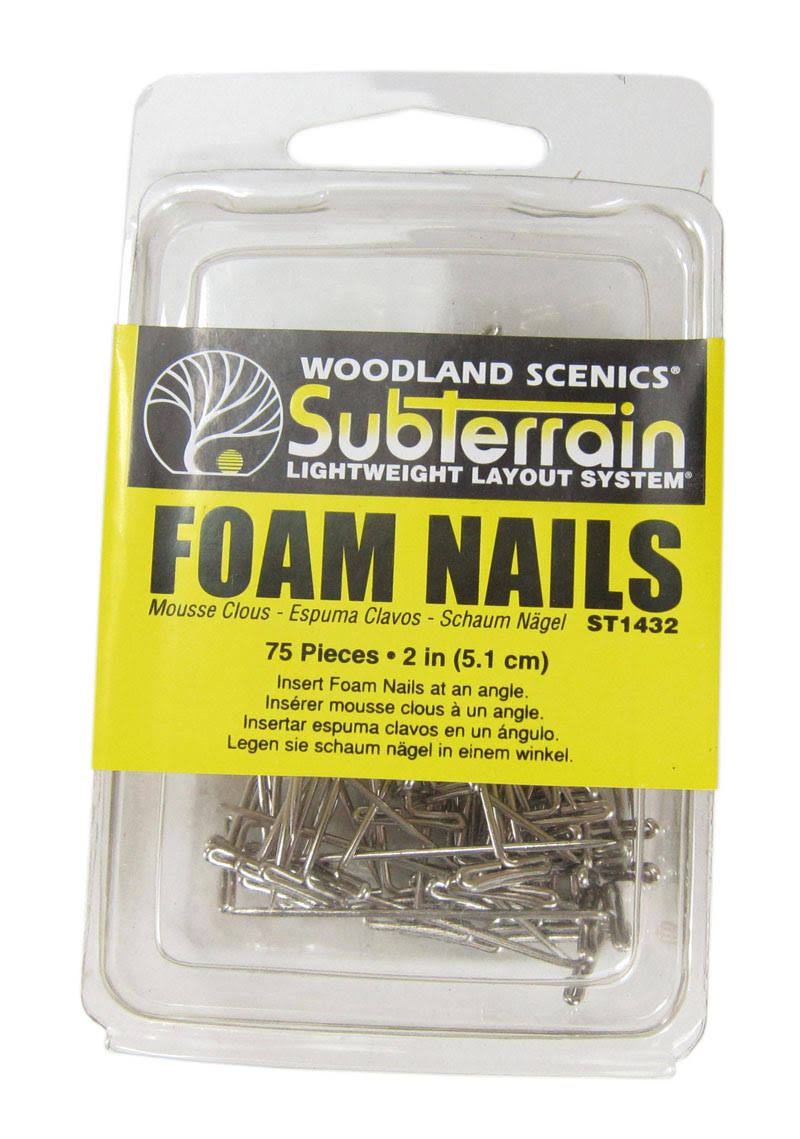 Woodland Scenics ST1432 2" Foam Nails