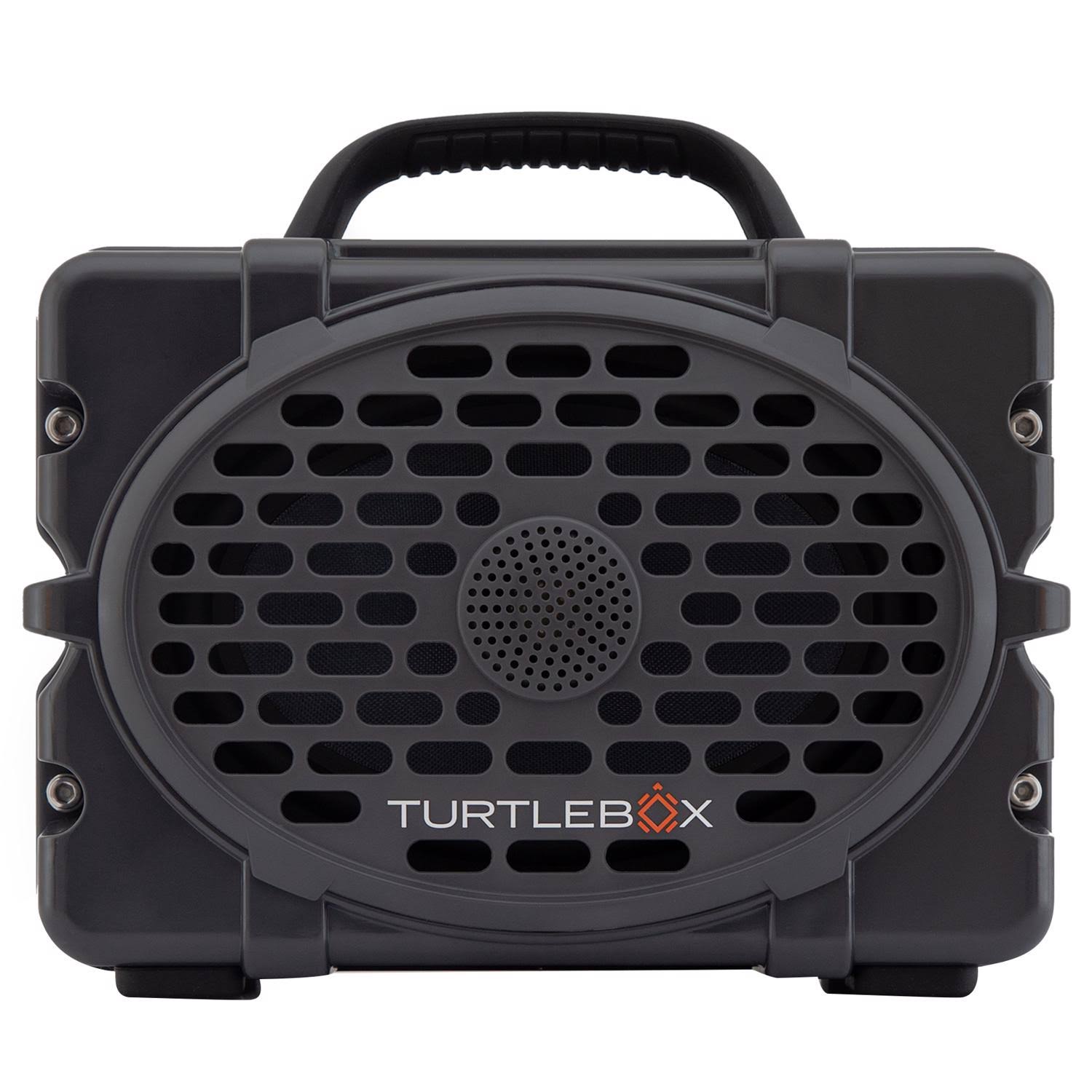 Turtlebox Portable Speaker Wireless Bluetooth Weather Resistant Gray TBG2-TG