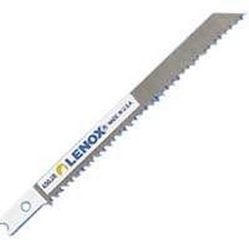 Lenox Tools 20336BT450JR U-Shank Bi-Metal Down Cut Jig Saw Blade - 4"x5/16"x10 TPI, 2ct