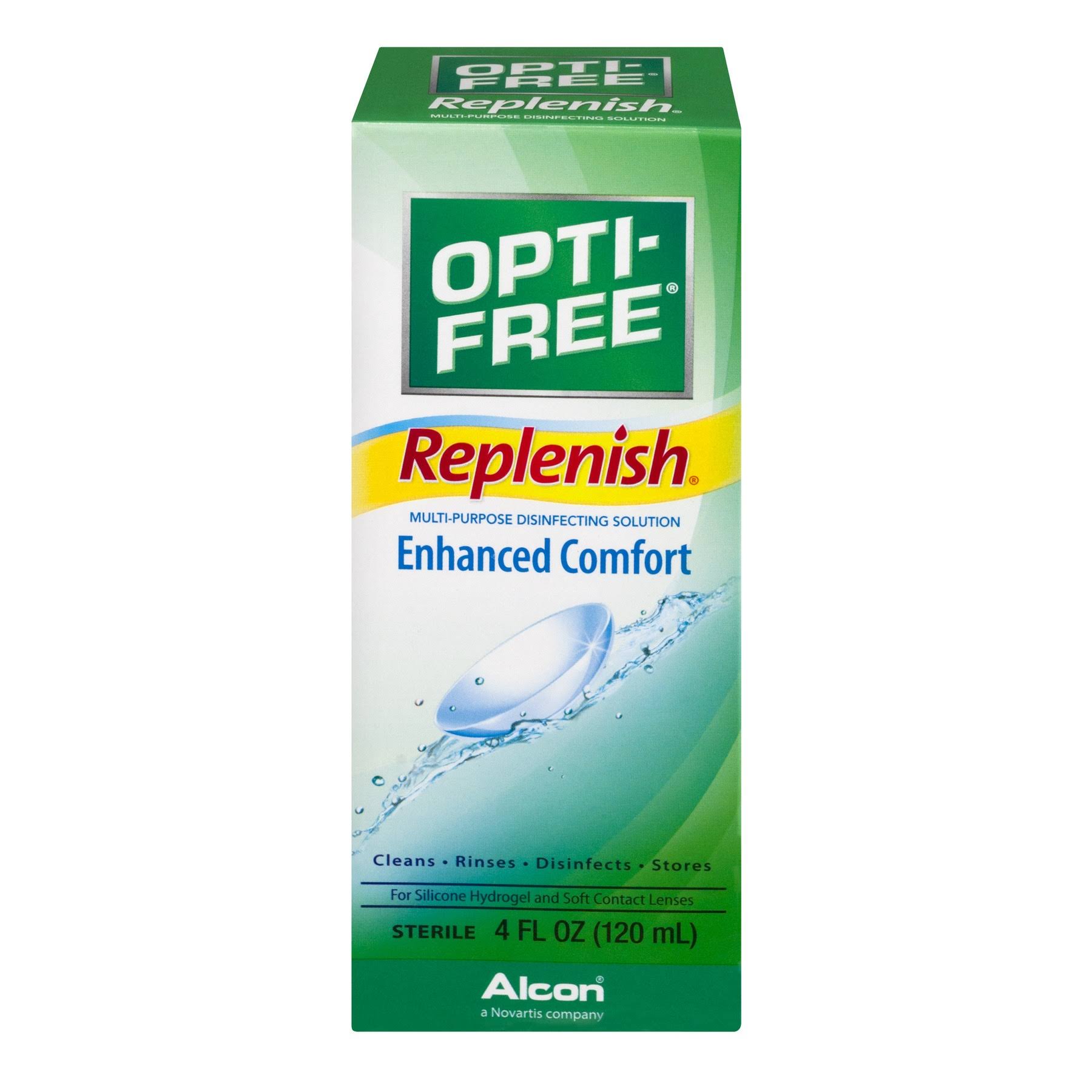 Alcon Opti-Free Replenish Sterile Enhanced Comfort Multi-Purpose Disinfecting Solution - 4oz
