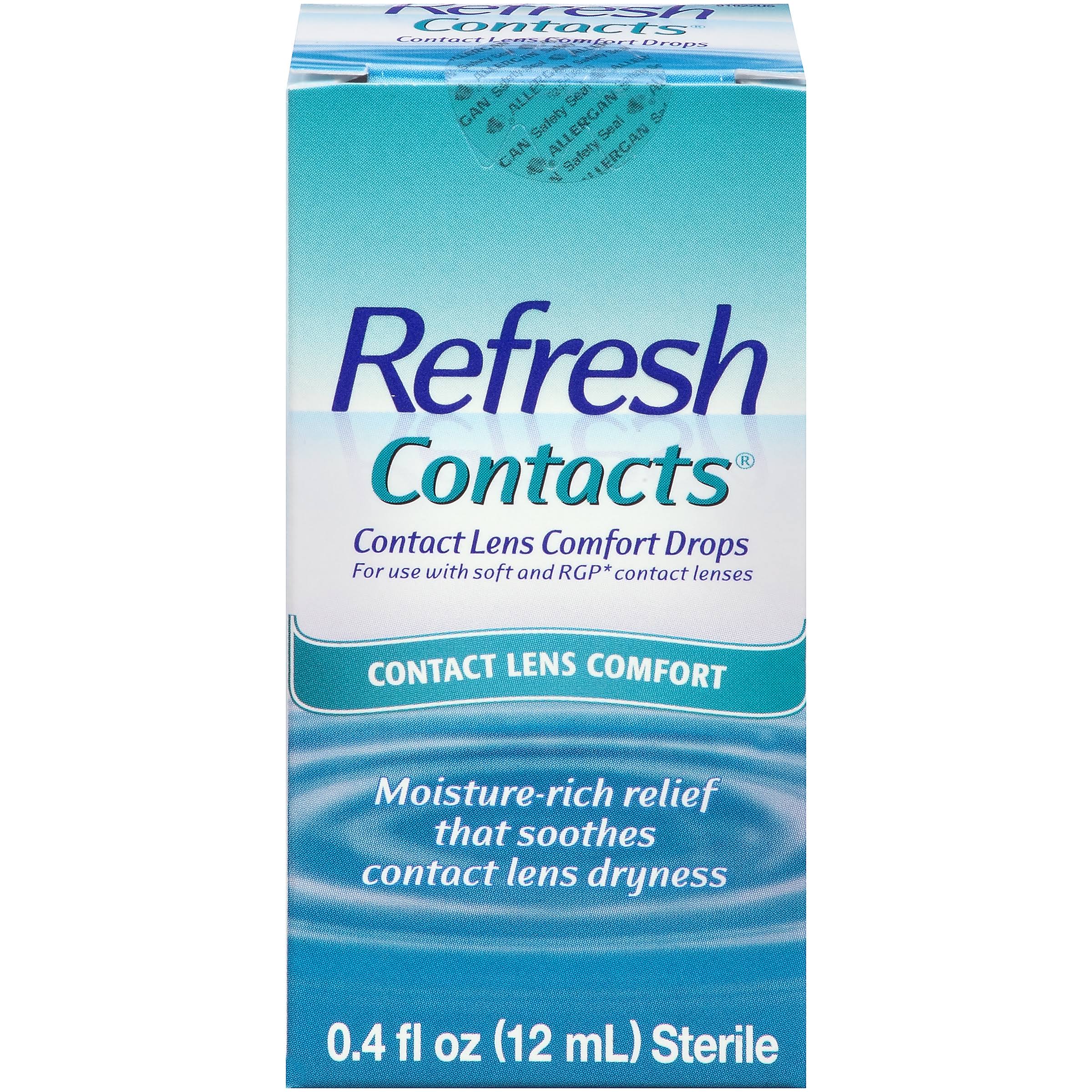 Refresh Contacts Sterile Contact Lens Comfort Drops - 0.4 oz