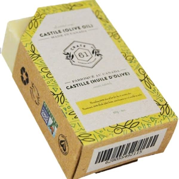 Crate 61 Organics Castile Soap 100% Olive Oil