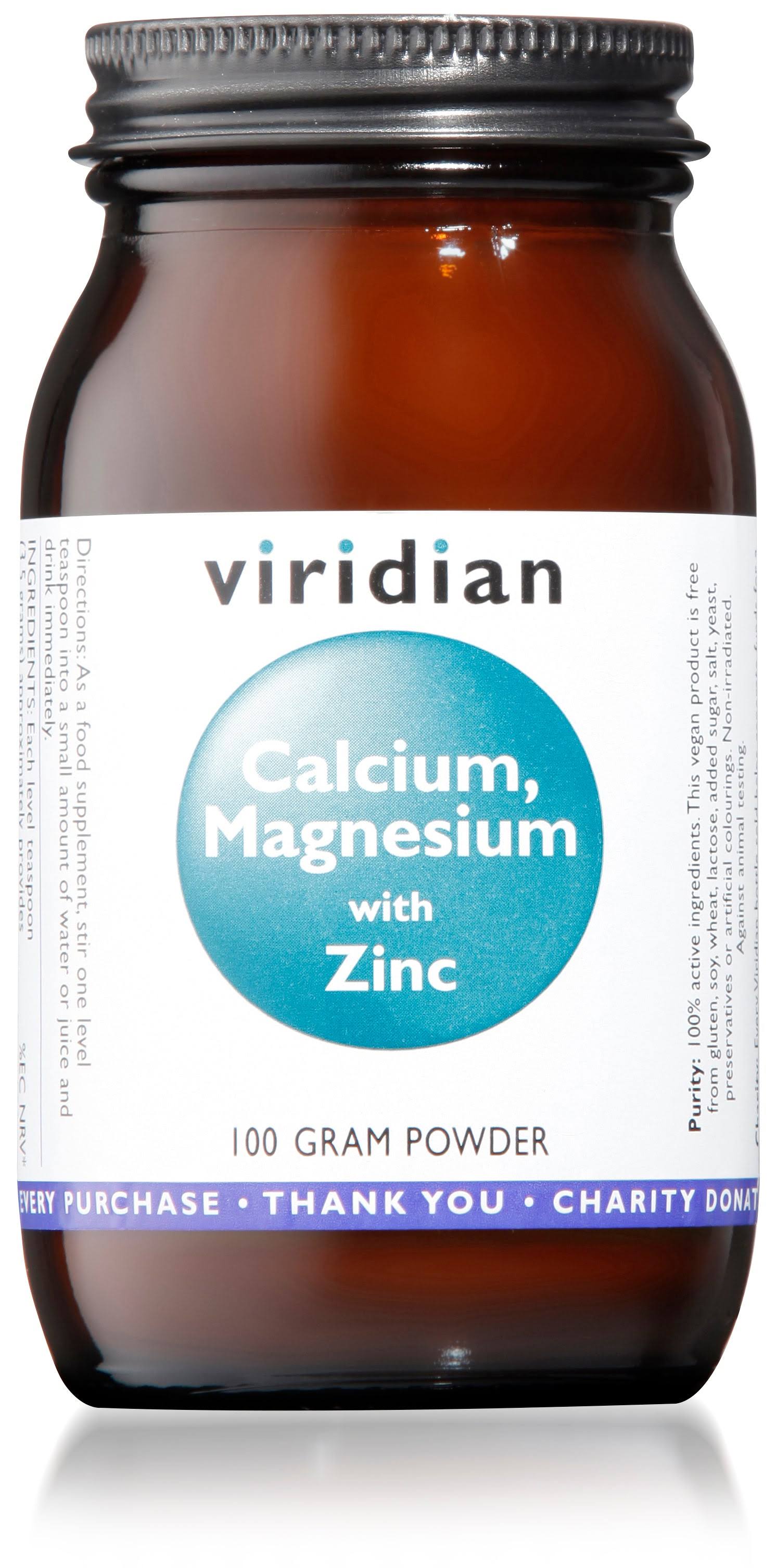 Viridian Calcium Magnesium Zinc Powder - 100g
