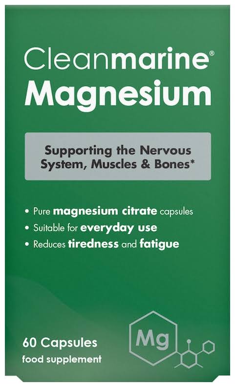 Clean Marine CleanMarine Magnesium 200mg Capsules 60 (NOV017)