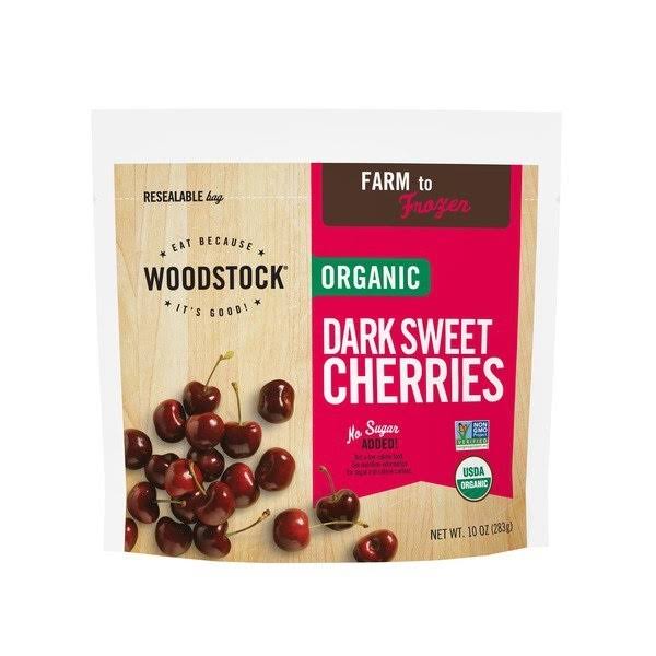 Woodstock: Organic Frozen Dark Sweet Cherries, 10 oz