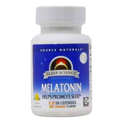 Source Naturals Melatonin Dietary Supplement - 5mg, 50 Tablets