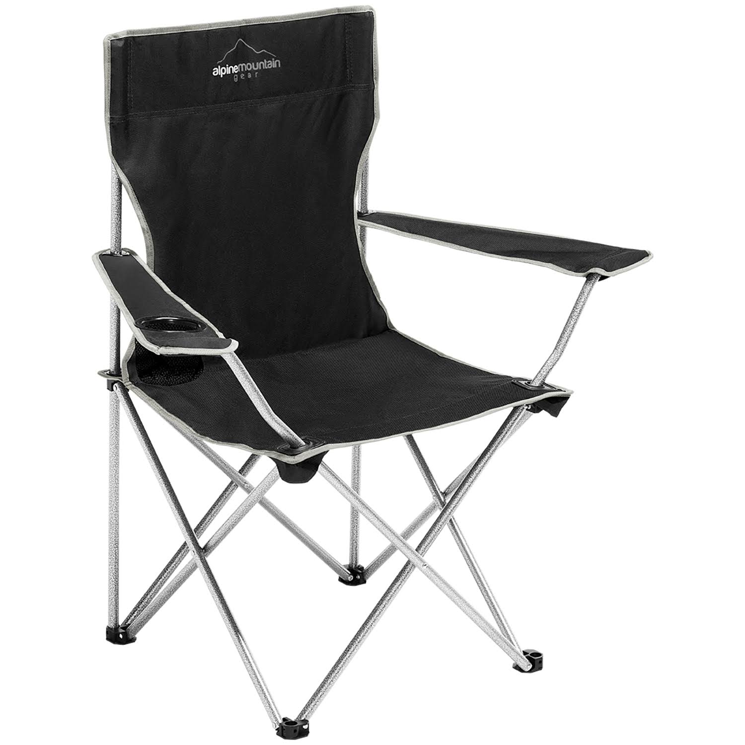 Alpine Mountain Gear Essential Chair 2022 in Black | Polyester