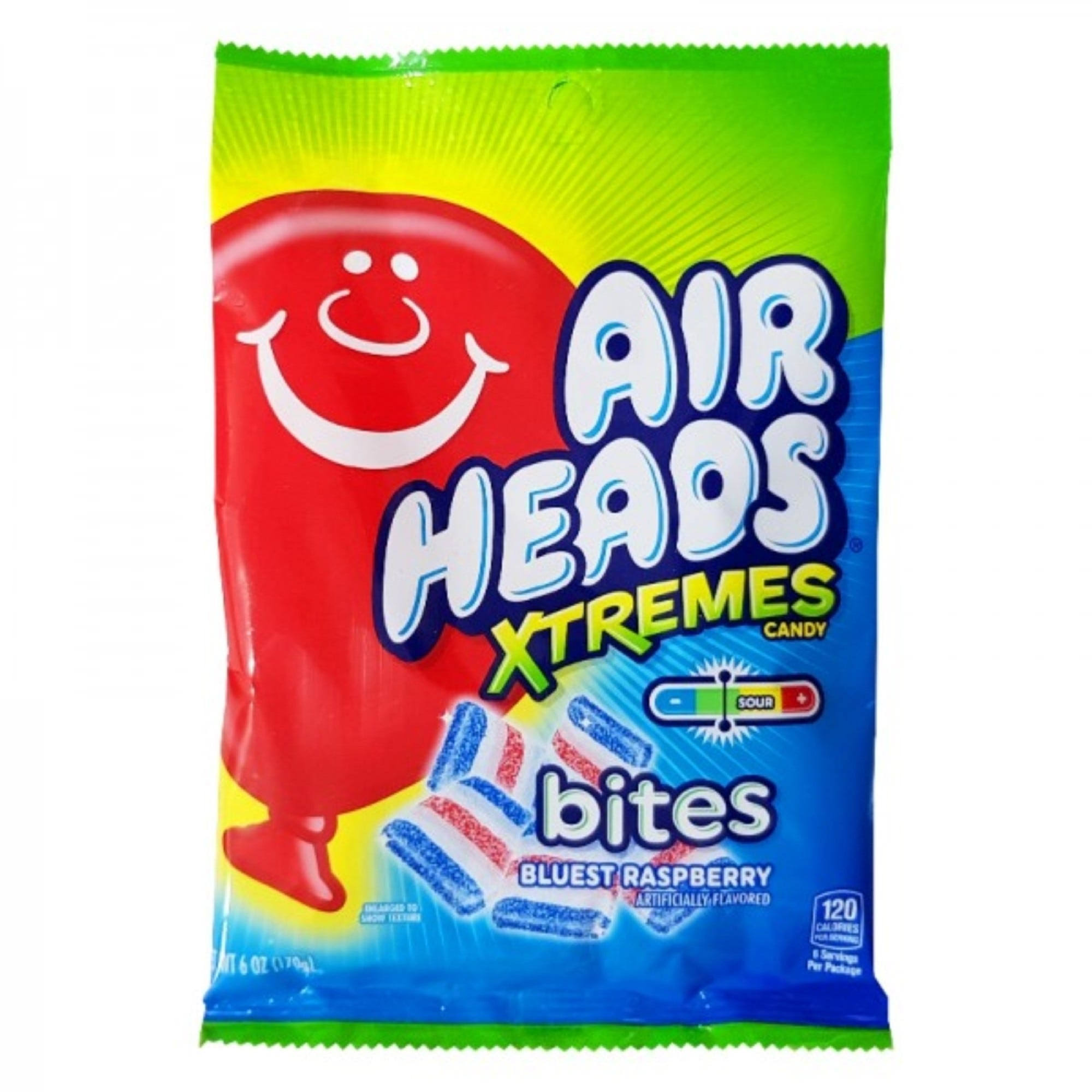 Airheads Xtremes Candy Bites, Bluest Raspberry - 6 oz