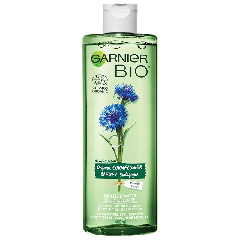 Garnier Bio Organic Cornflower Micellar Cleansing Water for All Skin Types Even Sensitive 400.0 ml