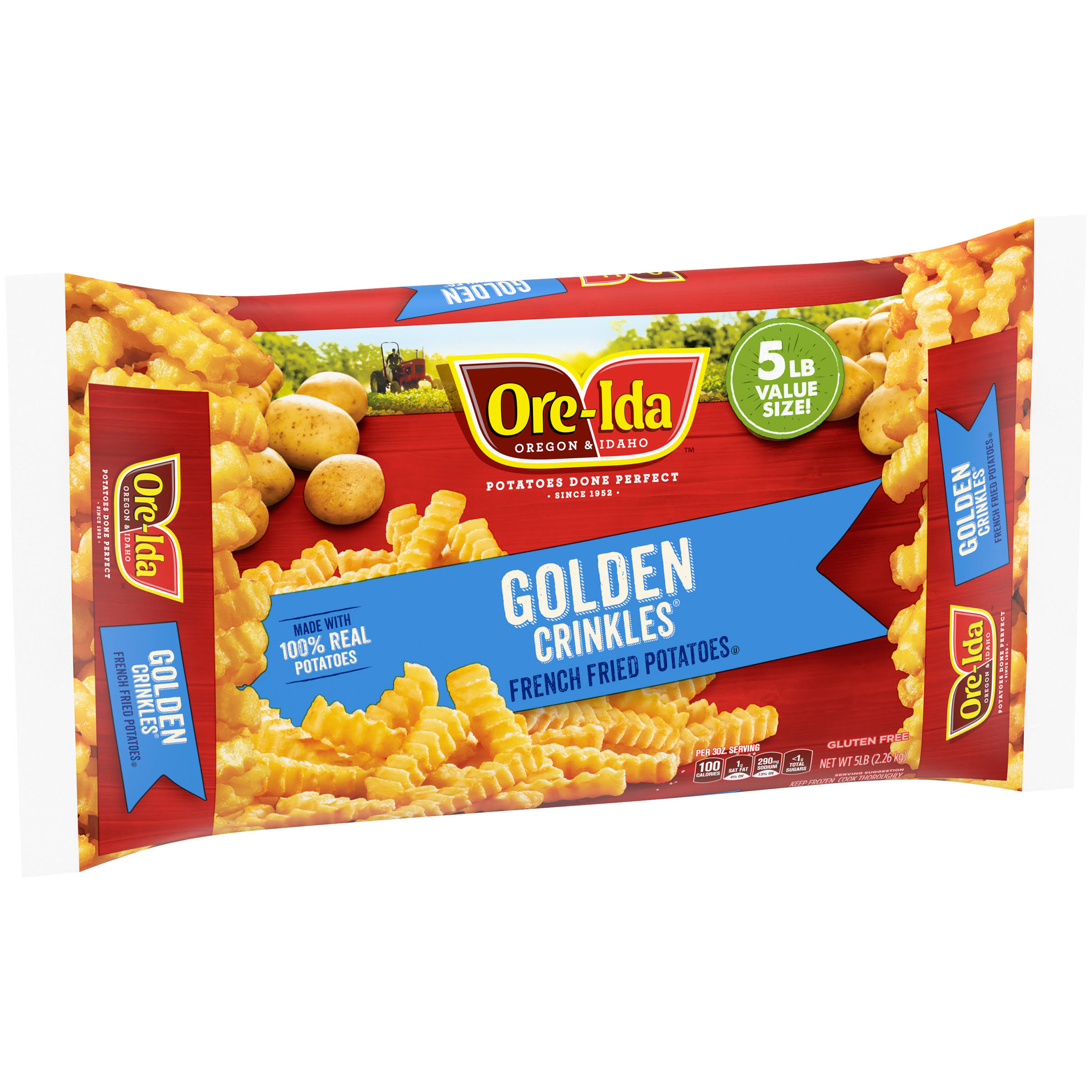 Ore-Ida Golden Crinkles French Fried Potatoes - 5lbs