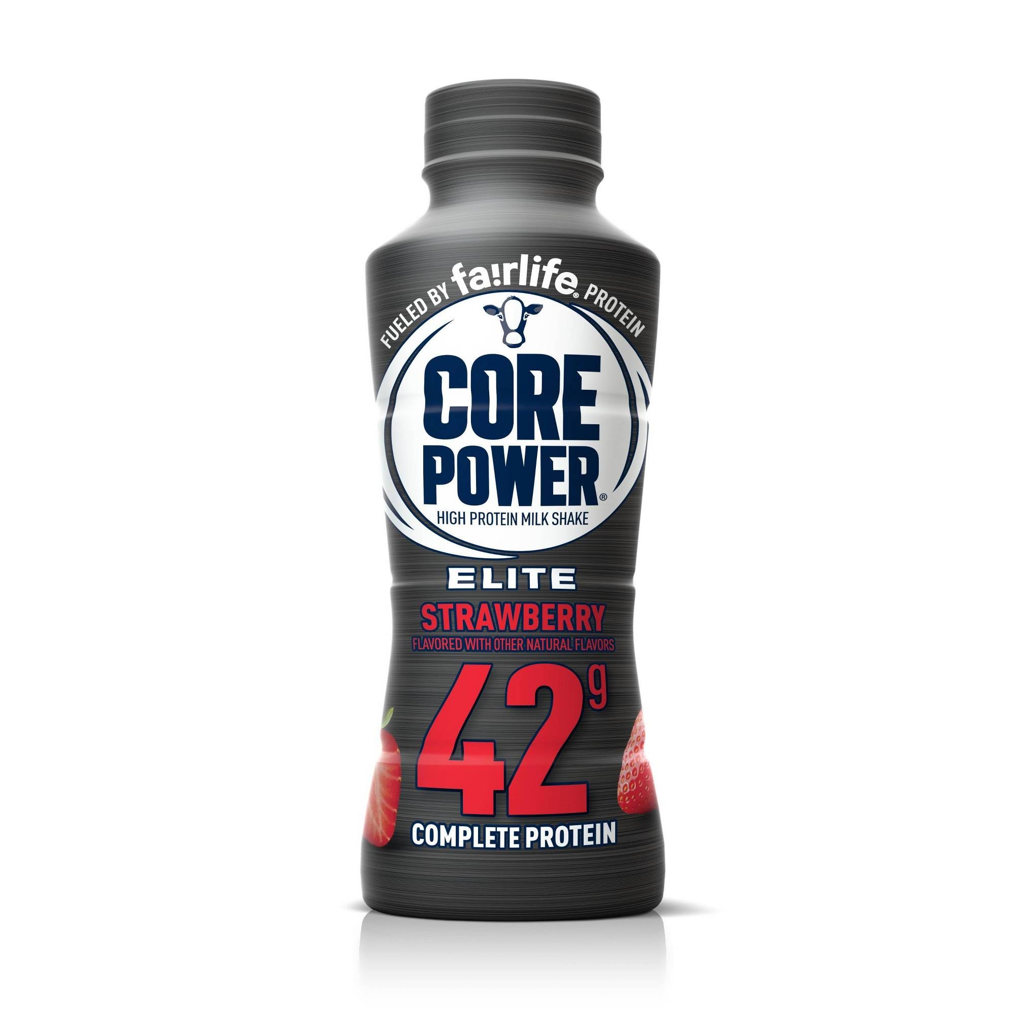 Fairlife Core Power Elite 42g High Protein Milk Shake, Ready To Drink for Workout Recovery , Strawberry, 14 Fl Oz