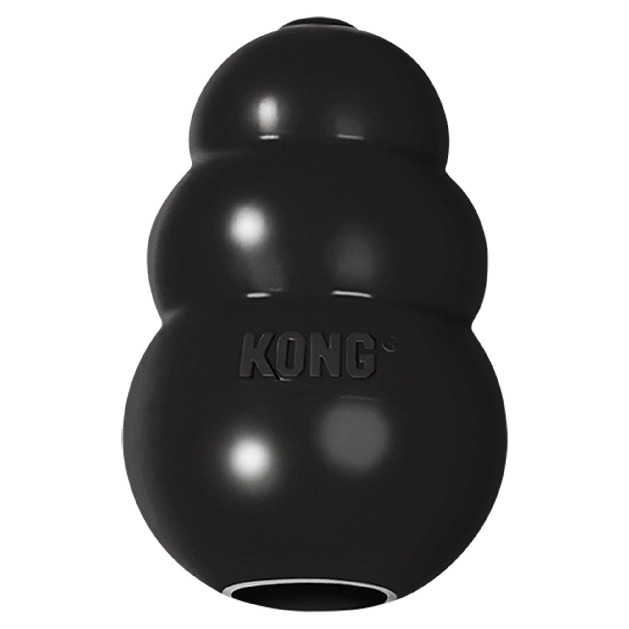 Kong Extreme Rubber Dog Toy - Black, Medium