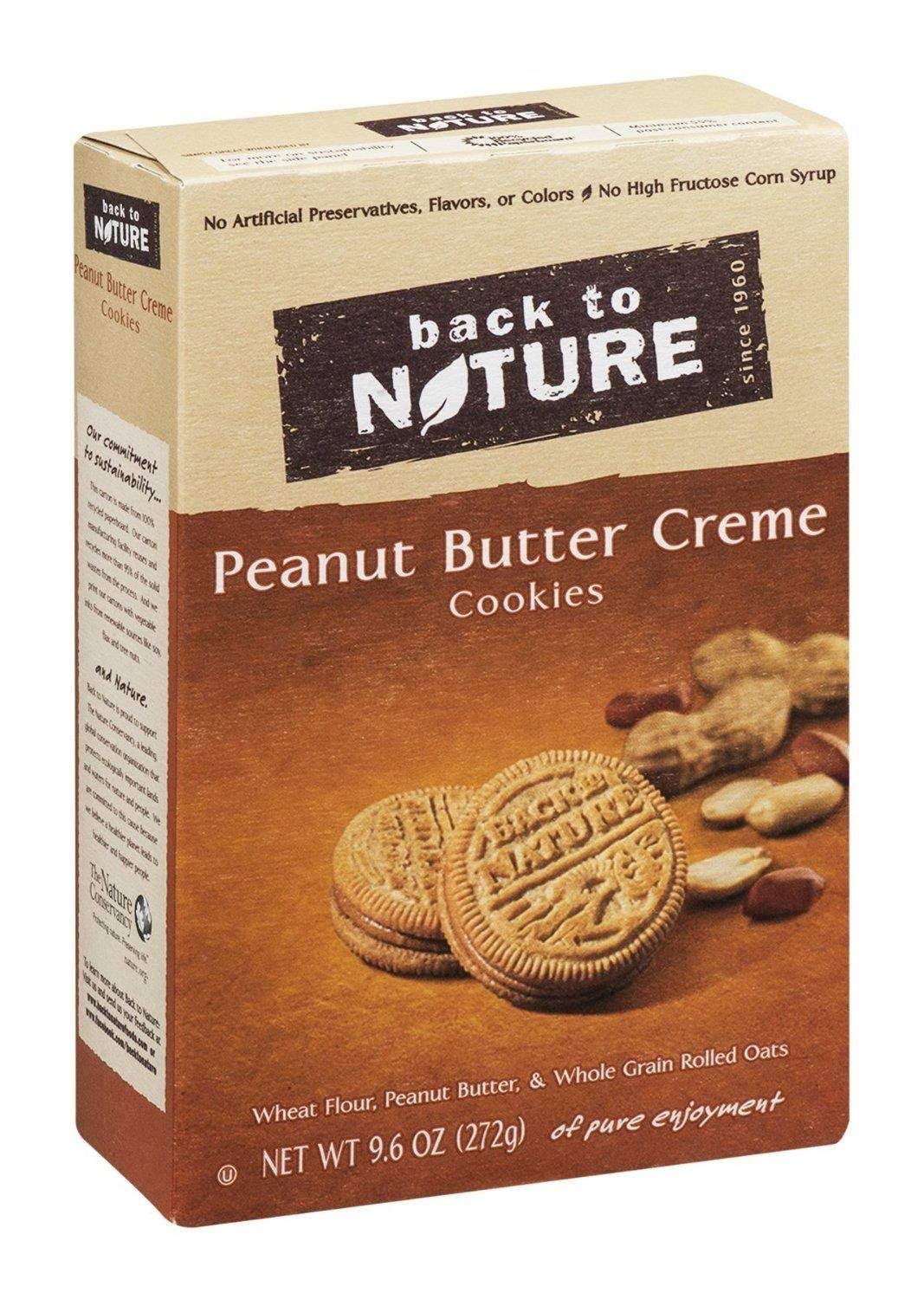 Back to Nature Peanut Butter Creme Cookies