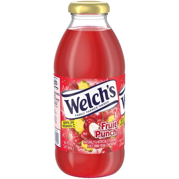 Welch's Fruit Punch Juice Drink - 16 fl oz