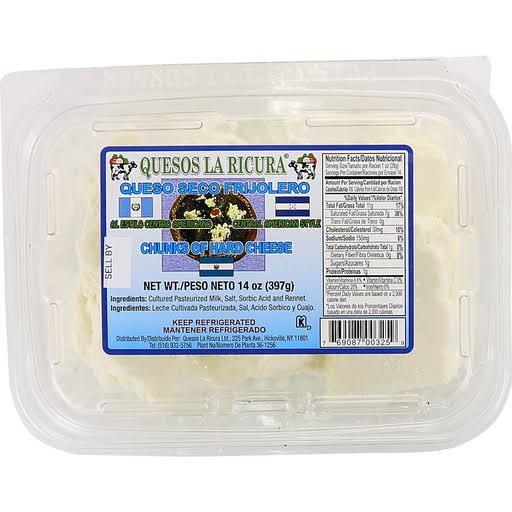 Quesos La Ricura Chunks of Hard Cheese - 16 oz