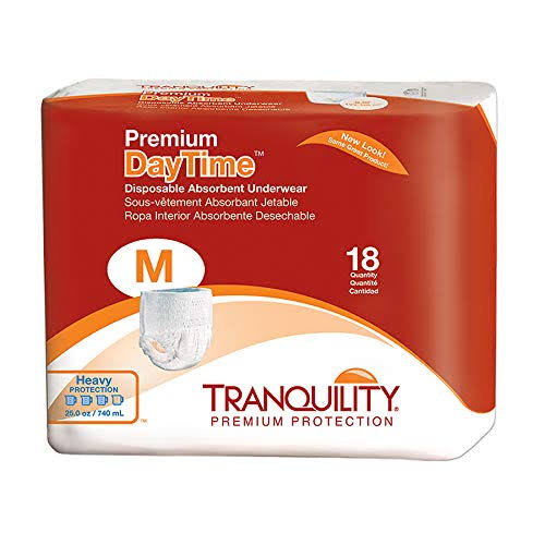 PU2105CA - Tranquility Premium Daytime Adult Disposable Absorbent Unde