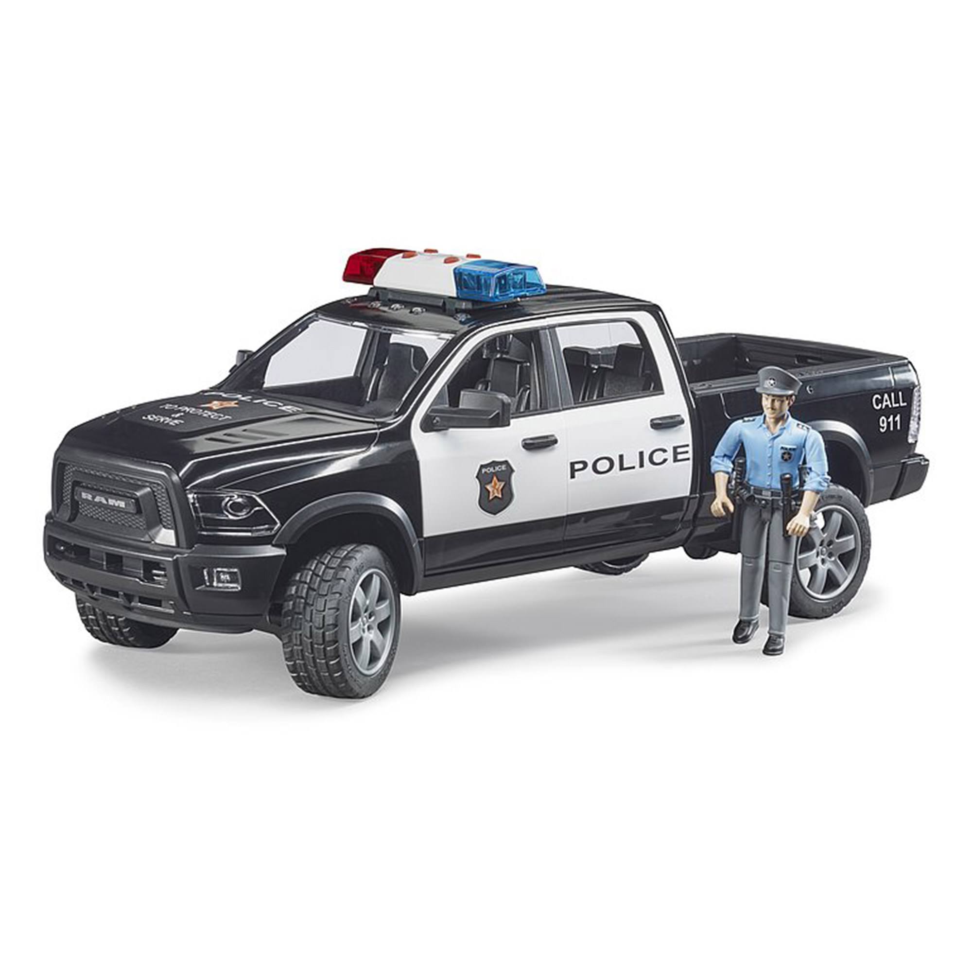 Bruder Ram 2500 Police Truck with Policeman