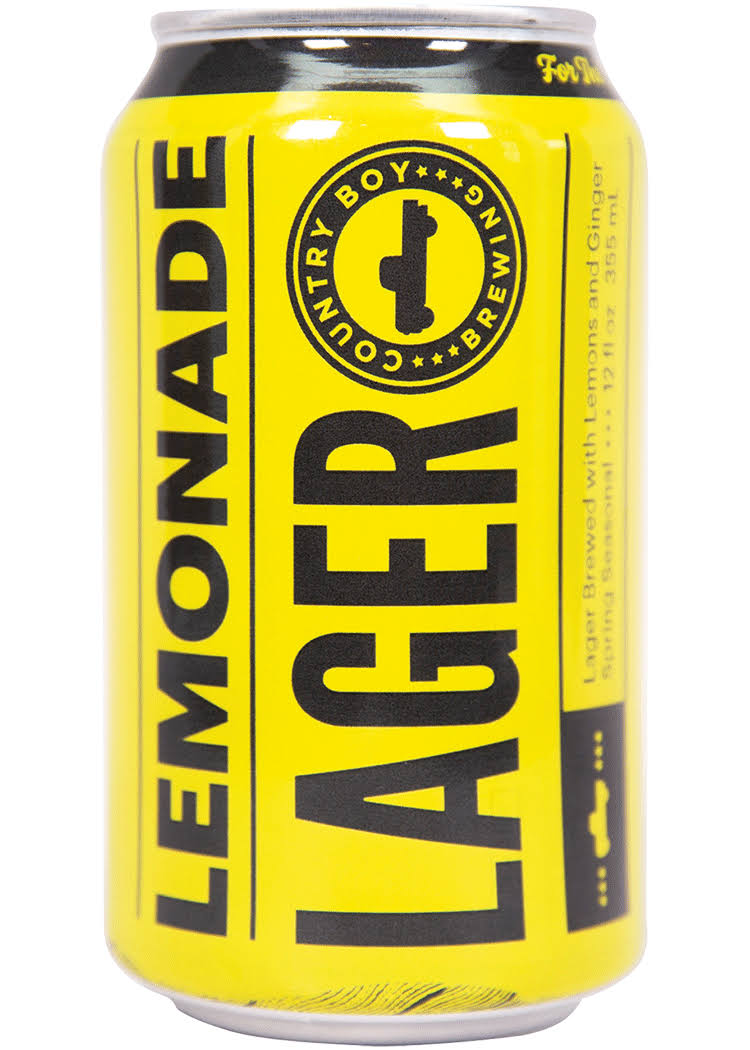 Country Boy Lemonade Light Lager Beer | 12oz | Kentucky