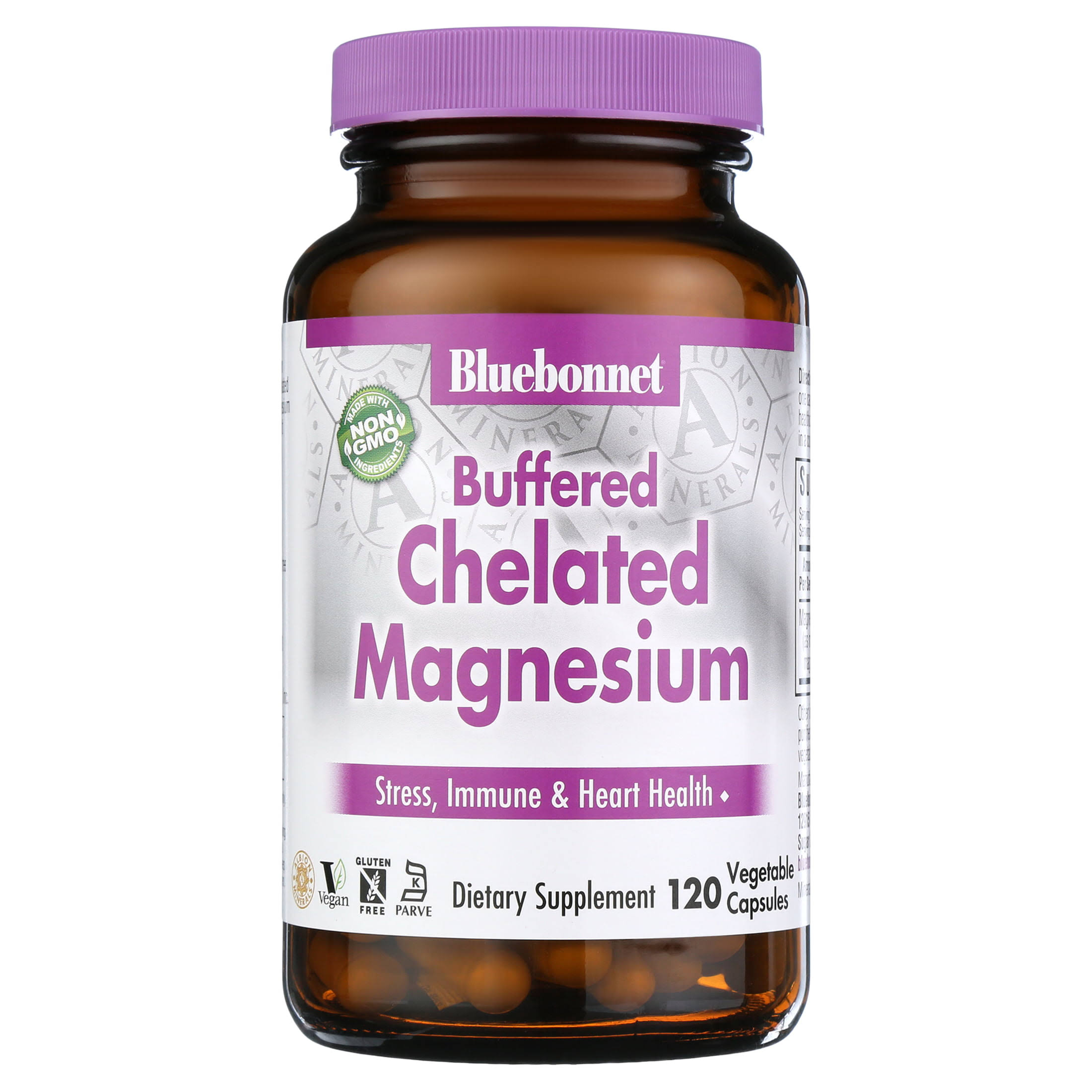 Bluebonnet Albion Buffered Chelated Magnesium 120 Capsules