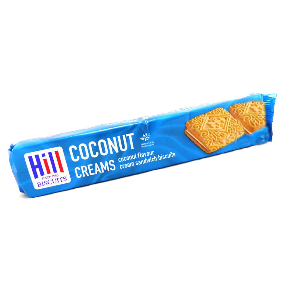 Hill Cream Sandwich Biscuits - Coconut, 150g