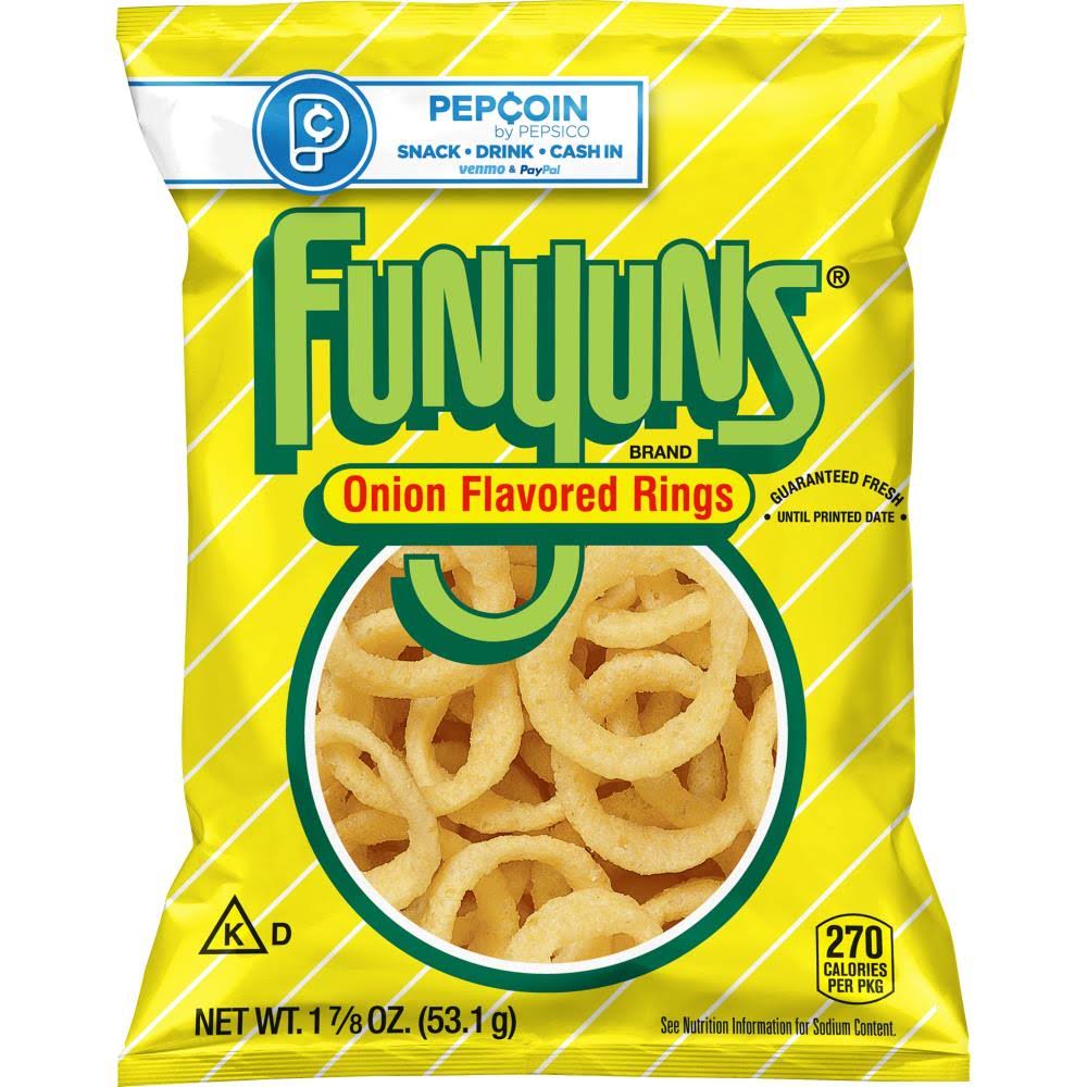 Funyuns Rings, Onion Flavored - 1.875 oz