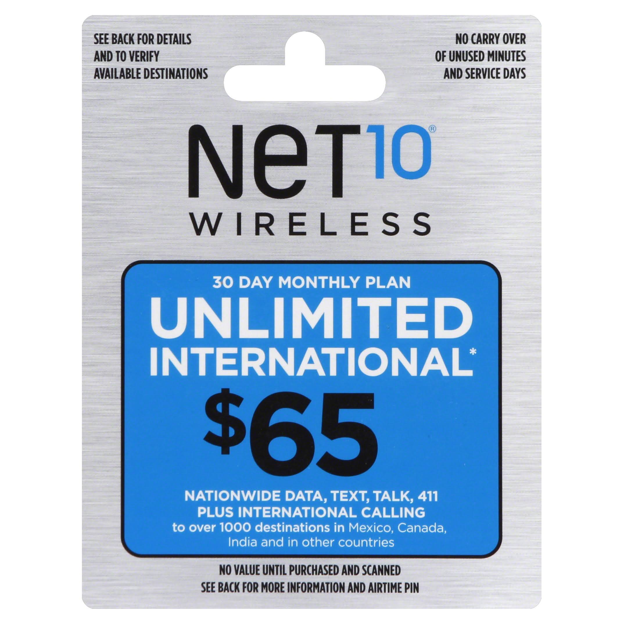 Net10 Airtime Card, Wireless,